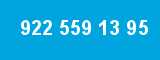 922 559 13 95 922 559 13 95